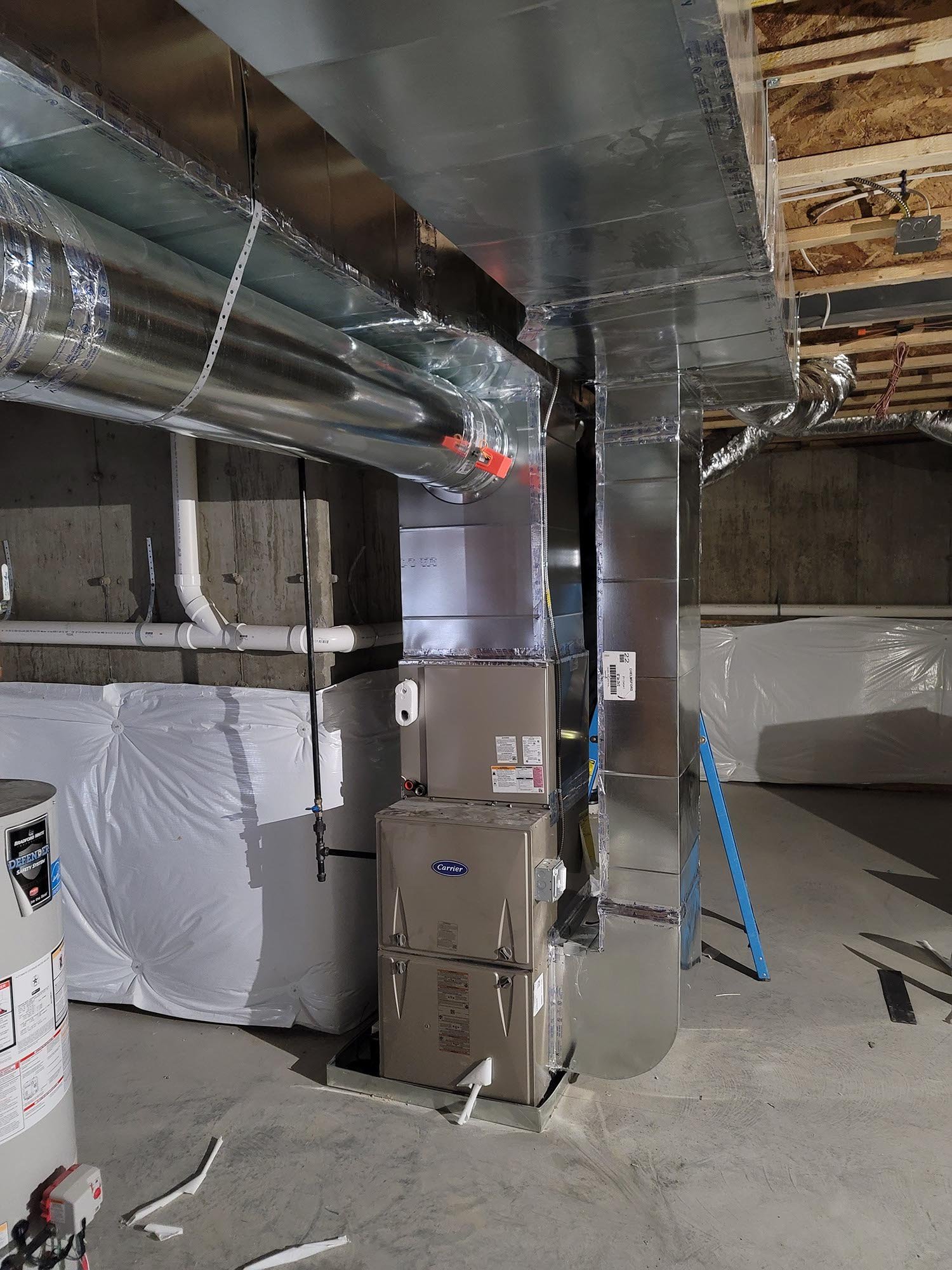 AIRMAX heating and ventilation system installation