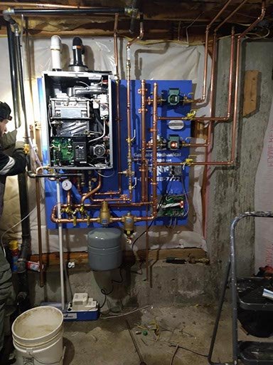 Commercial rooftop air conditioning installation by AIRMAX