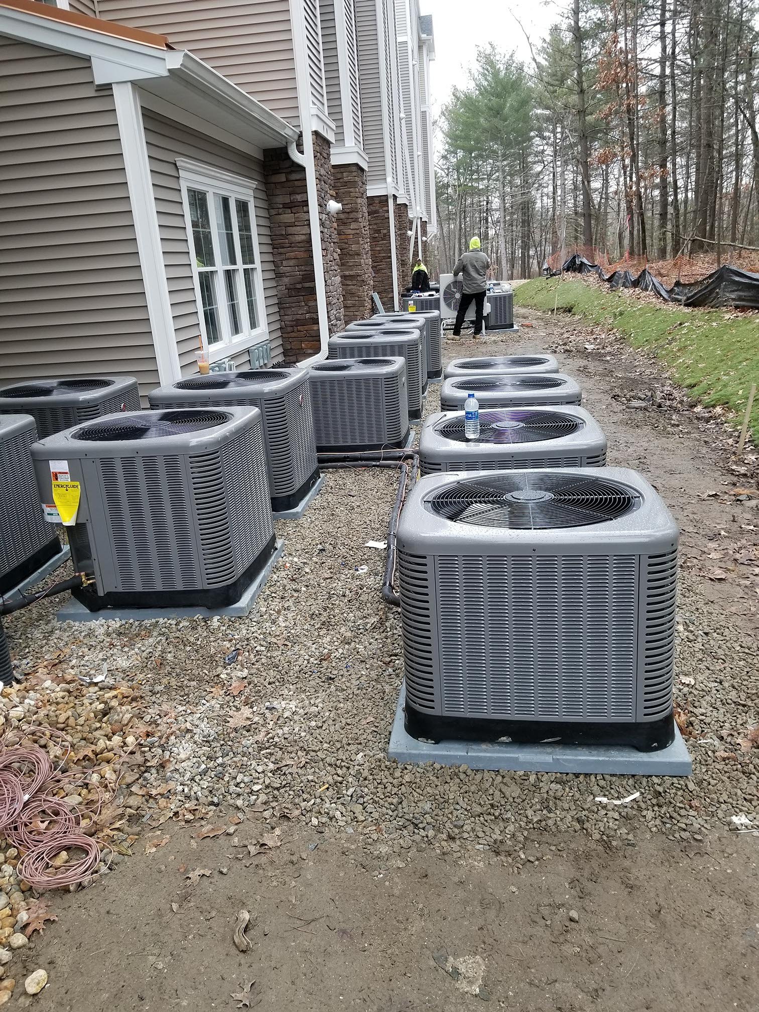 AIRMAX indoor air handler installation