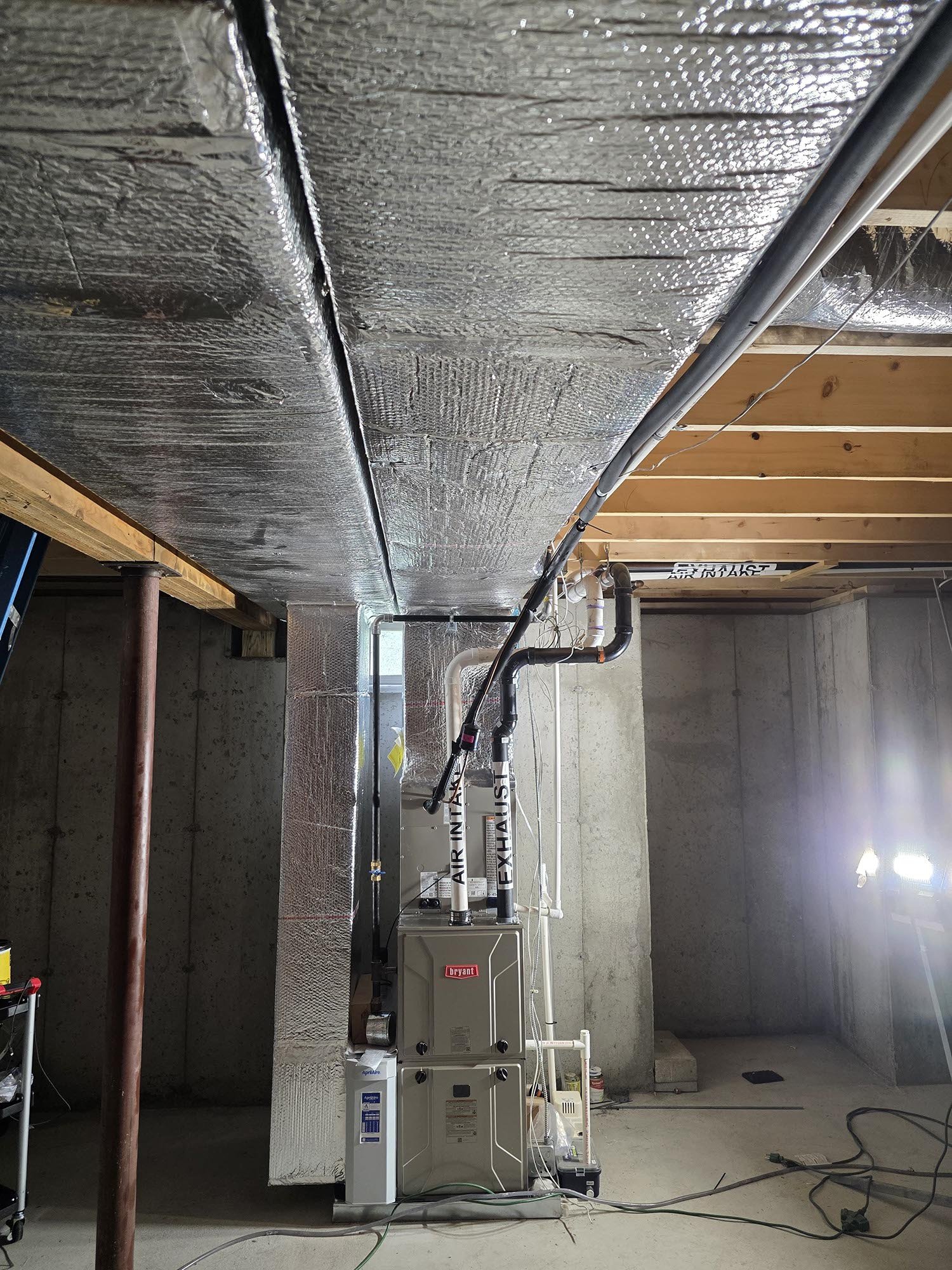 AIRMAX HVAC ductwork and heating system installation